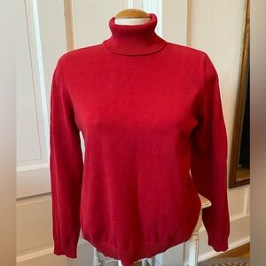 Vintage Northern Reflections Red Turtleneck. Size Large.